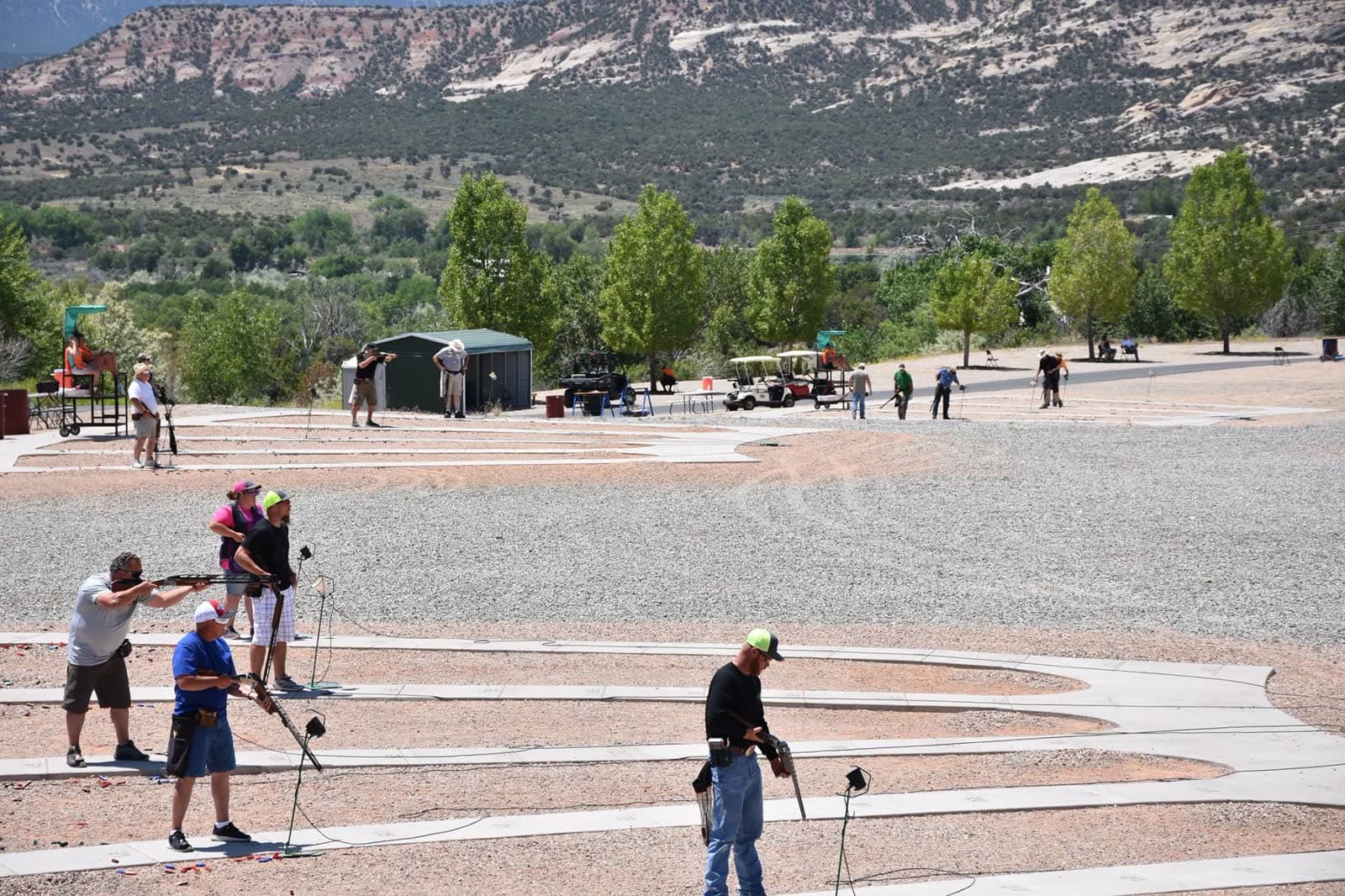 Practice round on the trap line with a member acting as puller.